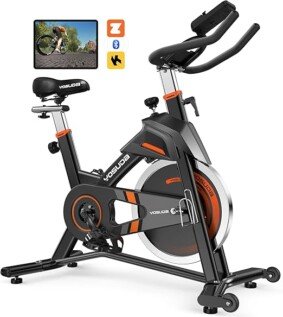 YOSUDA Light Commercial Exercise Bike for Home Magnetic Exercise Bike Stationary 350LB Capacity, Exercise Bike with Bluetooth, Indoor Cycling Bike with Tablet Mount & Comfortable Seat Cushion.