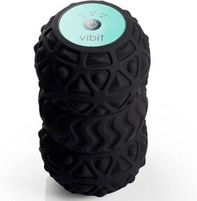 Vibit - Vibrating Massager for Plantar Fasciitis, Pain Relief and Sciatica, Foot and Body Portable Massage Roller, Deep Tissue Pain Relief from Feet to Neck, Electric, 3 Vibration Levels