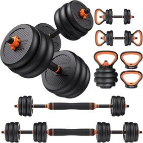 FEIERDUN Adjustable Dumbbells Set