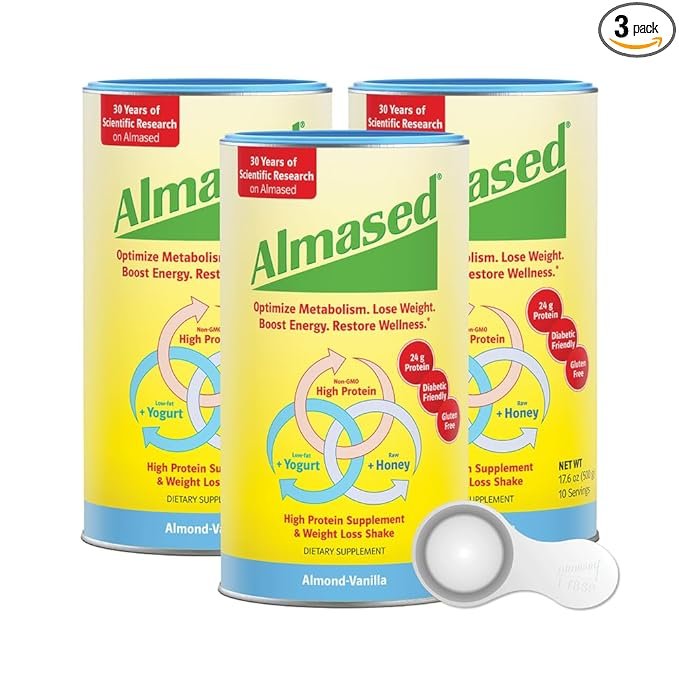 Almased Protein Powder for Weight Loss Kit for Men & Women