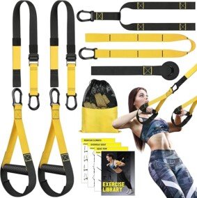 Home Resistance Training Kit, Resistance Trainer Fitness Straps for Full Body Workout