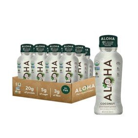 ALOHA Organic Plant Based Vanilla Ready to Drink Protein Shake