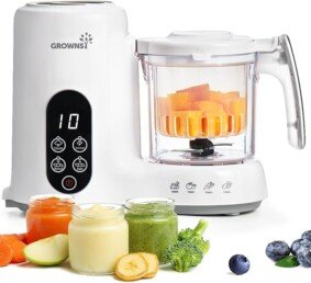 GROWNSY Baby Food Maker with Steam Basket