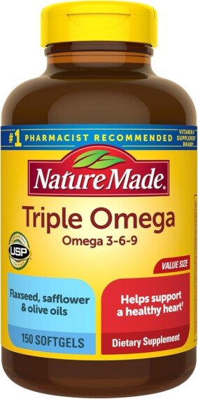 Nature Made Triple Omega 3 6 9, Flaxseed