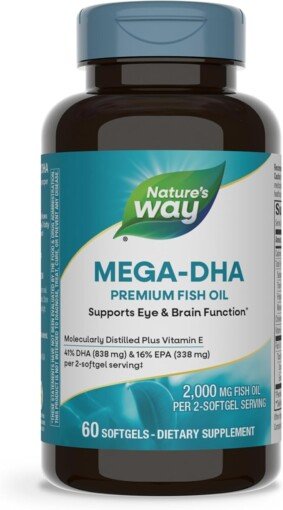 Nature's Way Mega-DHA Premium Fish Oil
