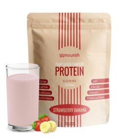 UpNourish Strawberry Banana Vegan Protein Powder