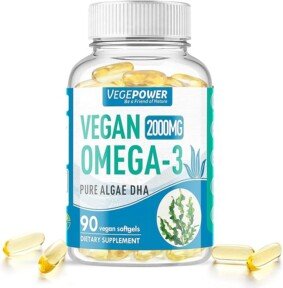 Vegan Omega-3 Algae DHA Supplements