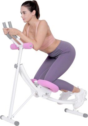Ab Workout Equipment, Ab Machine with Height Adjustable and Stability