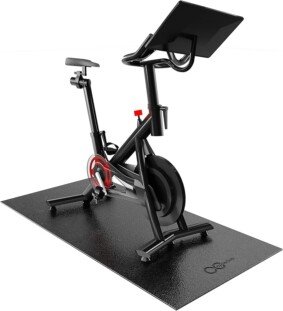 Bike Mat Compatible with Peloton Bike