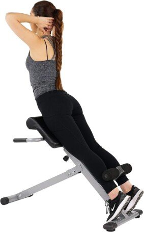 Sunny Health & Fitness Foldable Hyperextension Roman Chair