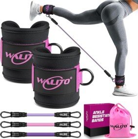 WALITO Ankle Resistance Bands with Cuffs