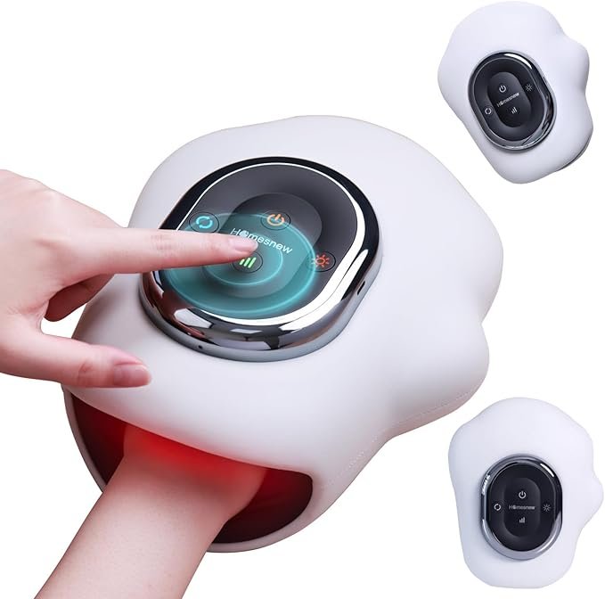 Electric Hand Massager with Heat and Compression