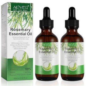 2 Pack Rosemary Oil for Hair Growth, Natural Essential oil with Aromatic Experience