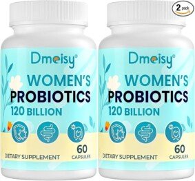 120 Billion CFU Probiotic - Menopause Support Probiotics for Women