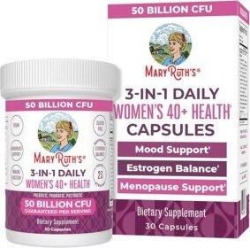 MaryRuth's 3-in-1 Daily Health 40+ Probiotics for Women