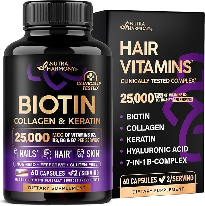 Biotin | Collagen | Hyaluronic Acid | Keratin