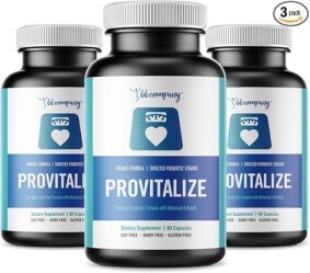 71GH65y4cmL._AC_SX679_PIbundle-3,TopRight,0,0_SH20_ BB Company Provitalize | Womens Probiotic, Menopause | Joint Support, Sexy Midsection Curves, Digestive Health, Menopause Bloat | Turmeric Curcumin Moringa | Packaging Vary | 3 Pack
