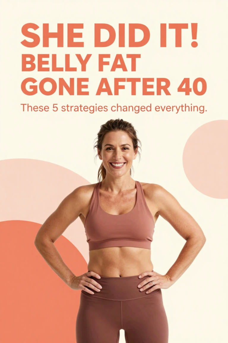 5 Effective Strategies to Lose Belly Fat After 40: A Science-Backed Approach